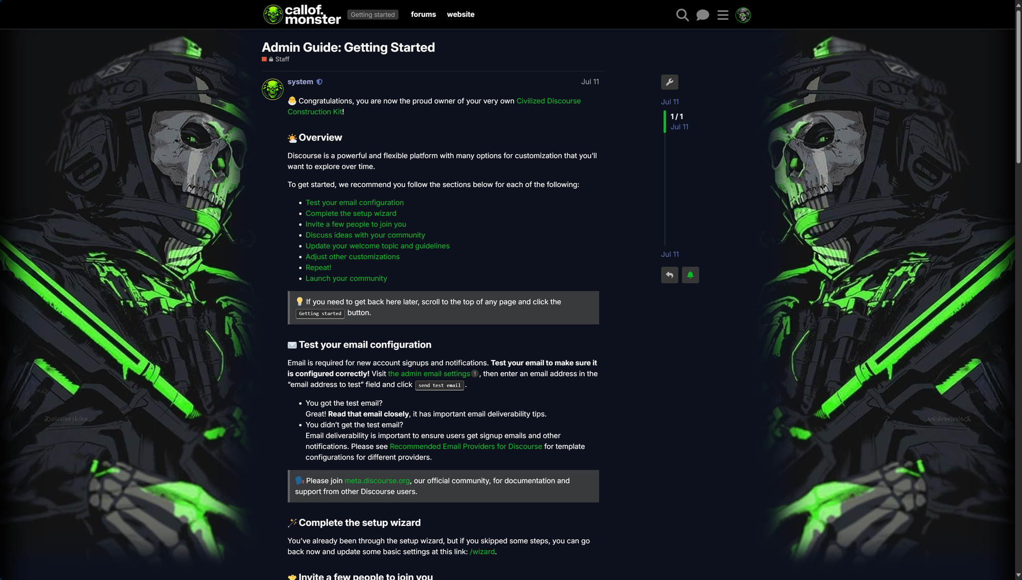 Community forums update
